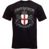 Lambretta Vintage Retro Mens Crest T-Shirt Black
