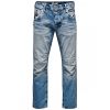 Designer Boxy Powell Loose Fit Jeans 864 Distressed Light Wash