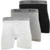 Duke New Mens Cotton Boxer Shorts Button Fly XL Underwear 3 Pack