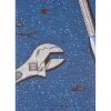 Brimarc Mens Heavy Duty Hand Tools Blue Braces Trouser Belt Suspender 2" 50mm Wide