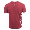 New Crosshatch Mens Highford Branded Designer Casual T Shirt Red
