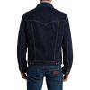 Wrangler Mens Authentic Western Denim Jacket Indigo