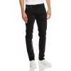 Firetrap Mens Parlin Designer Slim Fit Tapered Summer Chinos Pants Black
