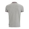 Crosshatch Downtalk Twin Tipped Authentic Casual Designer Polo Shirt Grey Marl
