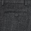 Cavani Draco 3 Piece Suits Check Tweed Regular Fit Blazer Grey Check