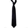 Warrior Mod Style Black Polka Dot Tie Vintage 1970s Look