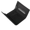 New Mens Crosshatch Three Fold Zip Nylon Vaults Wallets Black