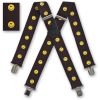 Brimarc Mens Heavy Duty Braces Trouser Belt Suspender 2" 50mm Wide Smiling Faces