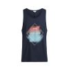 Jack & Jones Jcokoze Mens Slim Branded Tank Vest Navy Blazer