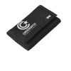 New Mens Crosshatch Three Fold Zip Nylon Vaults Wallets Black