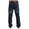 Smith & Jones Mens Enrico Bootcut Leg Jeans Dark Used Look