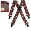 Brimarc Mens Heavy Duty Desert Camouflage Braces Trouser Belt Suspender 2" 50mm Wide 