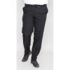 D555 Mens New Formal Flexi Waist Trousers Max In Black
