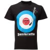 Vintage Retro Mens In The Mix Target T-Shirt Black