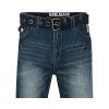 Kam 38" Leg Relaxed Fit Jeans Brito Blue Used Look Jeans