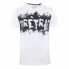 Firetrap Mens Ruxton Branded Designer Casual Blackseal T Shirt White