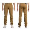 Enzo New Mens Skinny Slim Fit Stetch Designer Tan Jeans Chinos