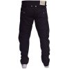 Crosshatch Mens Kractus Designer Twisted Leg Regular Fit Tapered Chinos Jeans Black