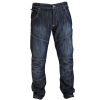 Mens New Jeans Crosshatch Newport Dark Washed Straight Leg Jeans