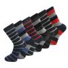 Design Socks 6 Pairs Mens Coloured Design Socks Smart Suit Work Golf Cotton Blend Adults