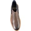 Cavani Mens Arizona Ankle Faux Leather Chelsea Boots Rust