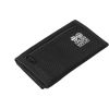 New Mens Crosshatch Three Fold Zip Nylon Crunch Wallets Black