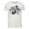 Casual Raffa Crew Neck T-Shirt Cream