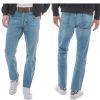 Crosshatch Bancrofter Mens new Branded Regular Fit Straight Leg Denim Jeans Mid Wash