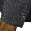 Cavani Draco 3 Piece Suits Check Tweed Regular Fit Blazer Grey Check