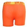 Xplicit Men's Funny Rude Umph Geek Cartoon Novelty Boxer Shorts Trunks Red Orange