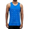 Jack & Jones Jcoair Mens Branded Fresh Tank Vest Directoire Blue