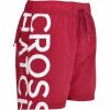 New Crosshatch Mens Designer Shortgate Swimming Trunks Shorts Red