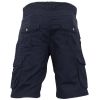 Crosshatch Mens Thorley Designer Cargo Combat Chino Shorts Navy