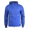 Crosshatch Windbreaker Jacket Lightweight Zip Summer Achernar Hooded Top Royal Blue