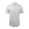 Farah Mens Thompson Short Sleeve Regular Fit Oxford Shirt White