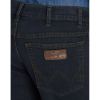 Wrangler Texas Mens New Stretch 36" Leg Regular Fit Jeans Blue Black