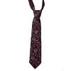 Warrior Mens Mod Style Burgundy Vintage Paisley Tie 1970s Look