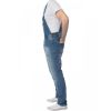 Enzo Mens Denim Dungarees Work Vintage Overalls Bib and Brace Black Blue Size 30 - 50