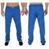 Twisted Faith Mens Designer Slim Fit Electric Blue Chinos