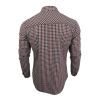 Crosshatch Mens New Larix Gingham Cotton Shirt Red 