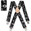 Brimarc Mens Heavy Duty Nuts & Bolts Braces Trouser Belt Suspender 2" 50mm Wide