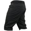 Crosshatch Mens Kractus Designer Cargo Chino Shorts Black