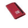 New Mens Crosshatch Three Fold Zip Nylon Affluence Wallets Barbados Cherry