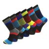 Design Socks Mens Coloured Design Socks Smart Suit Work Golf Cotton Blend Adults 6 Pairs