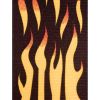 Brimarc Mens Heavy Duty Flames Braces Trouser Belt Suspender 2" 50mm Wide