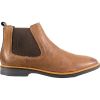 Cavani Mens Arizona Ankle Faux Leather Chelsea Boots Tan