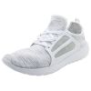 Mens New Crosshatch Metoric Trainers White & Lt Grey