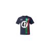 Vintage Retro Mens Racing Team T-Shirt Navy