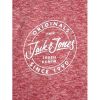 Jack & Jones Mens Designer Branded Really Tank Vest Brick Red
