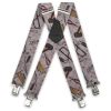 Brimarc Mens Heavy Duty Grey Hand Tools Braces Trouser Belt Suspender 2" 50mm Wide